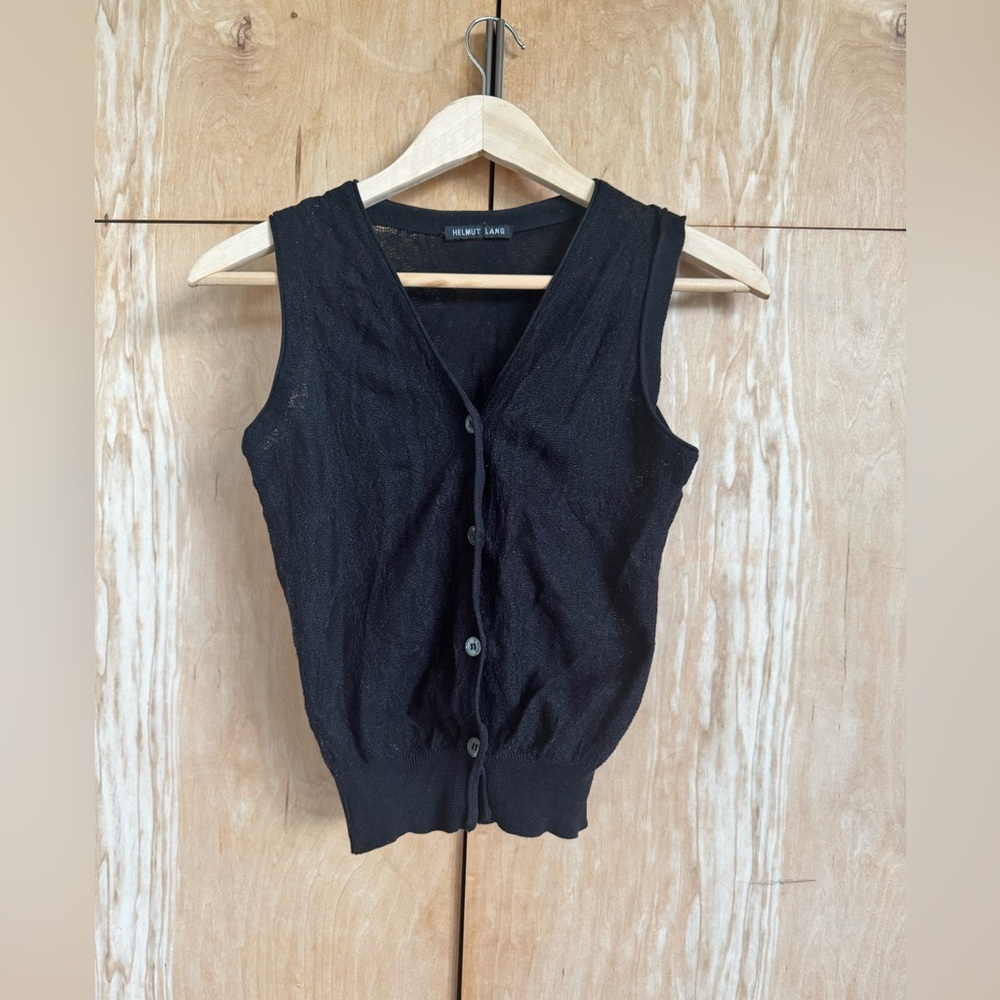 Vintage helmet lang vest